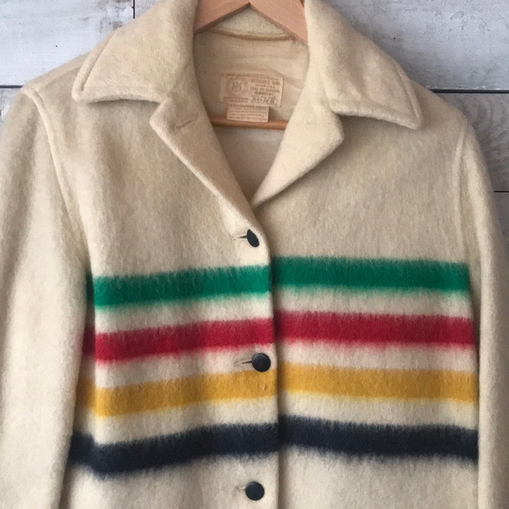 Vintage Hudson’s Bay virgin wool jacket 1970s - Picture 10 of 12